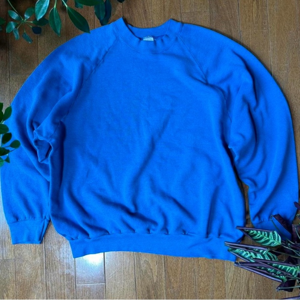 Fruit of the loom blue sweatshirt